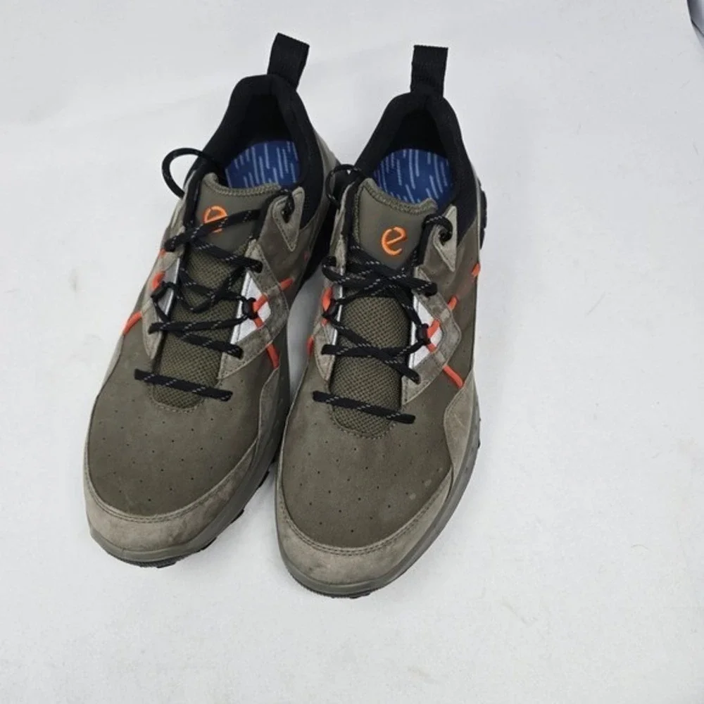 ECCO Men's Ultra Terrain Low Hiking‎ Shoe Tarmac Nubuck Size 10.5 EUC
